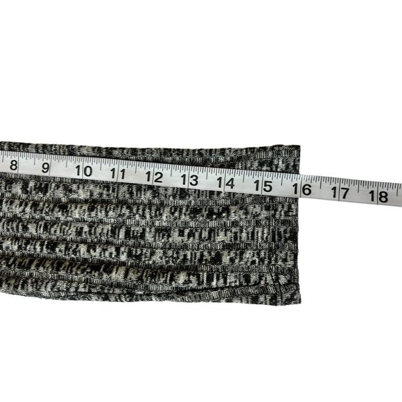 Robbie Bee Women's Speckled Grey 1/4 Sleeve Dress w/ Loops - Picture 5 of 7